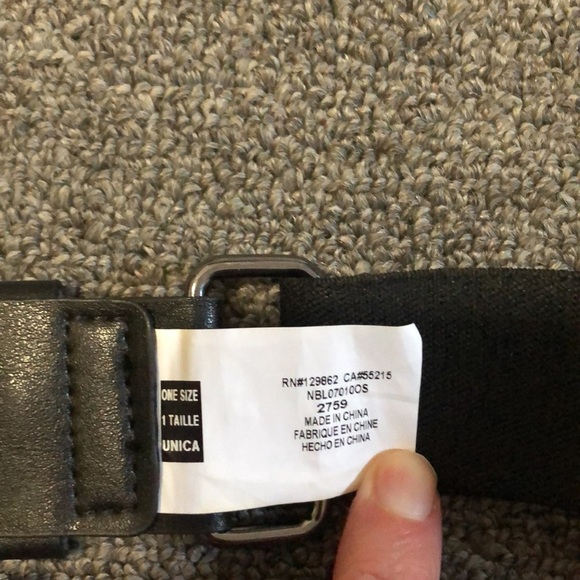 Nike Adjustable Black Stretchy Belt Unisex O/S - Picture 4 of 7
